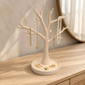 Jewelry Tree Organizer-Beige, Necklace Holder, Jewelry Stand, Ring Holder, Bracelet Display, Vanity Decor, Gift for Her