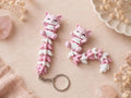 Articulated Cat Keychain, 3D Printed Fidget Keychain, Cute Kawaii Cat Bag Charm, Flexible Cat Key Ring, Gift for Cat Lovers